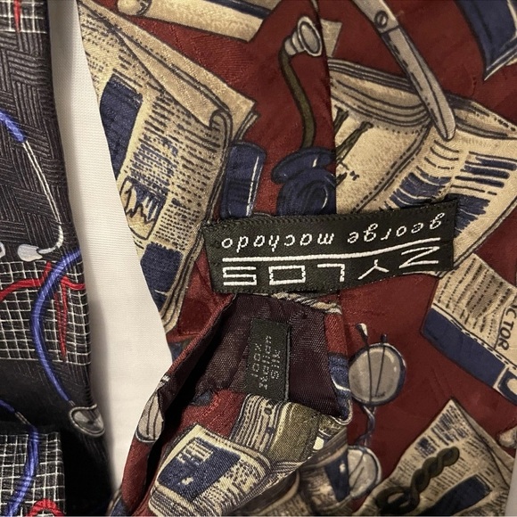 Ties 100% Silk Medical Theme Bundle Set Of 4 - Picture 8 of 9